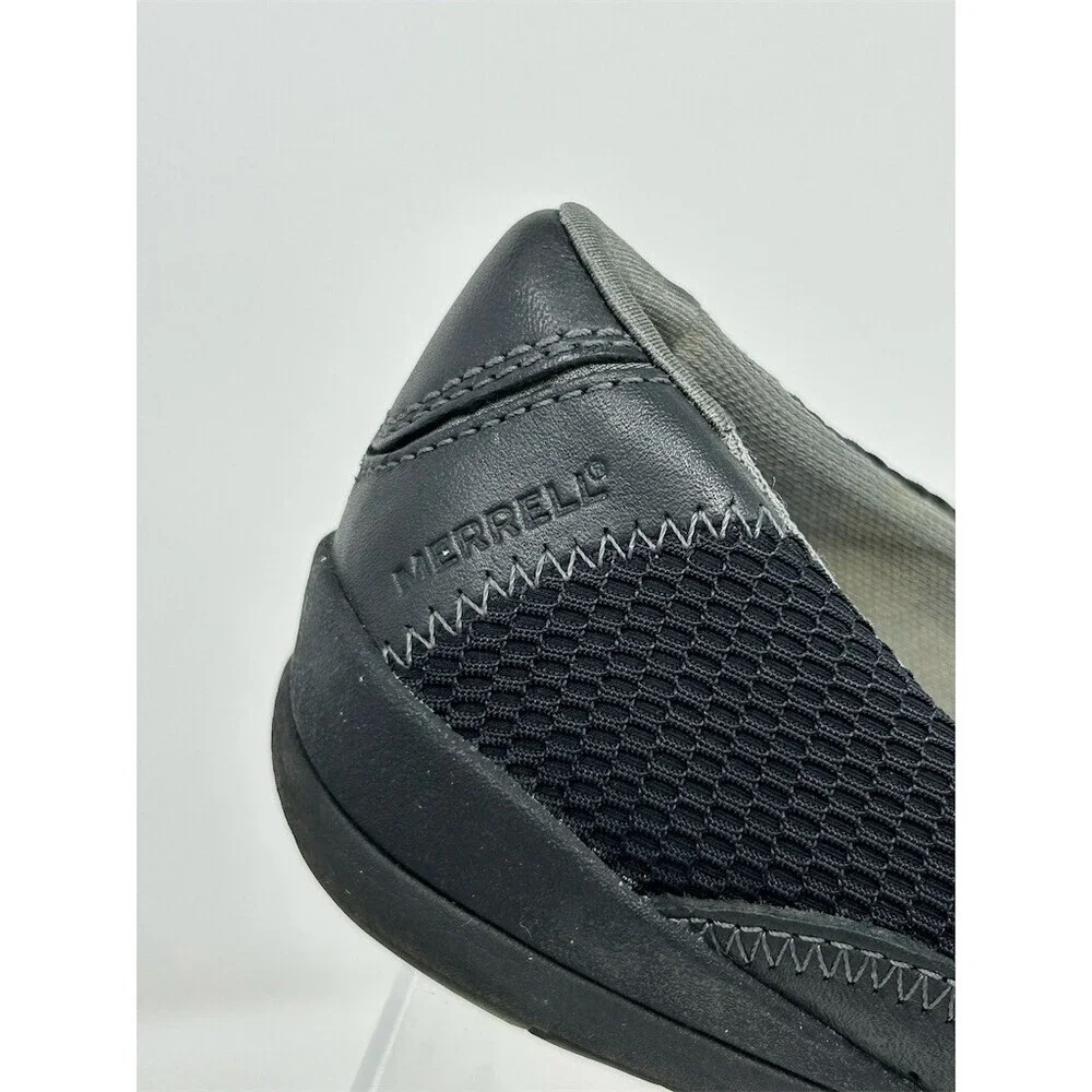 Merrell Allegro Ballet Flats Black Slip-On Comfort Shoes Round Toe Size 8